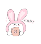 ましゅまるうさぎ3（個別スタンプ：11）