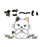 ちょっと太めな猫ちゃん(5月～梅雨)vol.1（個別スタンプ：24）