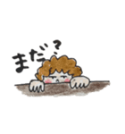 おカッパちゃんとクルクルちゃん（個別スタンプ：6）