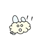 雲ウサ（個別スタンプ：11）