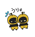 なしくろスタンプ（個別スタンプ：35）