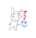 シャーペンと色鉛筆で描いたスタンプ（個別スタンプ：3）