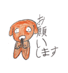 シャーペンと色鉛筆で描いたスタンプ（個別スタンプ：5）