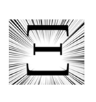 ババーン！とギリシャ文字（個別スタンプ：34）