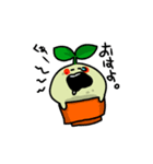 植木鉢の中のマンドラゴラ（個別スタンプ：6）