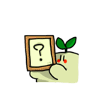 植木鉢の中のマンドラゴラ（個別スタンプ：18）