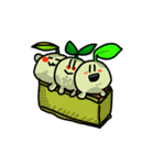 植木鉢の中のマンドラゴラ（個別スタンプ：27）