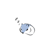 寝起きハム（個別スタンプ：5）