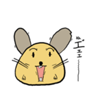 ネズミのコムギ 使いやすいスタンプ（個別スタンプ：6）