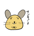 ネズミのコムギ 使いやすいスタンプ（個別スタンプ：13）