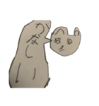 ウサギと娘と父（個別スタンプ：14）