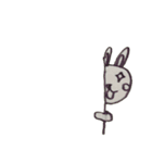ウサギと娘と父（個別スタンプ：15）