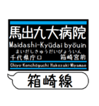 福岡 空港線 箱崎線 駅名シンプル＆いつでも（個別スタンプ：33）