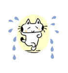 シンプルなねこ ぶち（個別スタンプ：13）