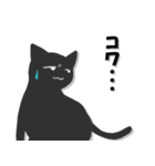 かげねこ (背景透過)（個別スタンプ：23）