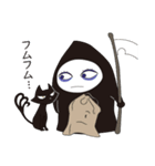 死神リパ子と黒猫キッド（個別スタンプ：5）