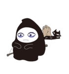 死神リパ子と黒猫キッド（個別スタンプ：10）