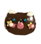 勢いのあるチョコのクマさん（個別スタンプ：2）