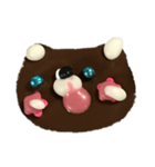勢いのあるチョコのクマさん（個別スタンプ：5）