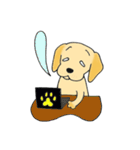ラブラブレトリーバー（個別スタンプ：21）