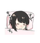 黒髪ボブっ子（個別スタンプ：16）