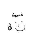 落書き風顔文字（個別スタンプ：8）
