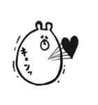 白黒のキリンとクマだよ。（個別スタンプ：29）