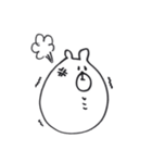 白黒のキリンとクマだよ。（個別スタンプ：30）