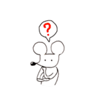 ほんわかねずみ（個別スタンプ：6）
