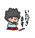 アフロ スタンプ（個別スタンプ：14）