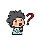 アフロ スタンプ（個別スタンプ：16）