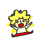 アフロ スタンプ（個別スタンプ：17）