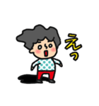 アフロ スタンプ（個別スタンプ：19）