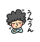 アフロ スタンプ（個別スタンプ：25）