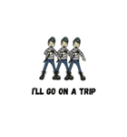 わたしましま印➕魚（個別スタンプ：7）
