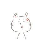 ねこちゃんであいさつ（個別スタンプ：10）
