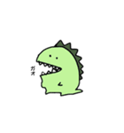 恐竜とうさぎ（個別スタンプ：1）