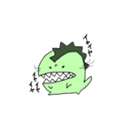 恐竜とうさぎ（個別スタンプ：9）