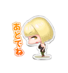 かわいい2頭身miniキャラスタンプセット（個別スタンプ：6）