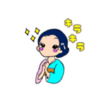 女将な彼女（個別スタンプ：3）