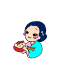 女将な彼女（個別スタンプ：8）