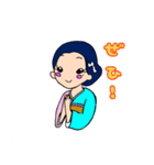 女将な彼女（個別スタンプ：10）