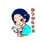 女将な彼女（個別スタンプ：27）