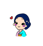 女将な彼女（個別スタンプ：34）