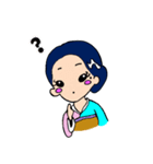 女将な彼女（個別スタンプ：35）