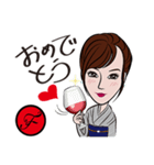 Members F 史子ママのスタンプ（個別スタンプ：1）