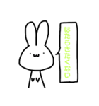 無心うさぎ（個別スタンプ：32）