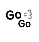 ♡シンプル文字♡英語（個別スタンプ：7）