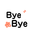♡シンプル文字♡英語（個別スタンプ：15）