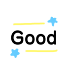♡シンプル文字♡英語（個別スタンプ：16）
